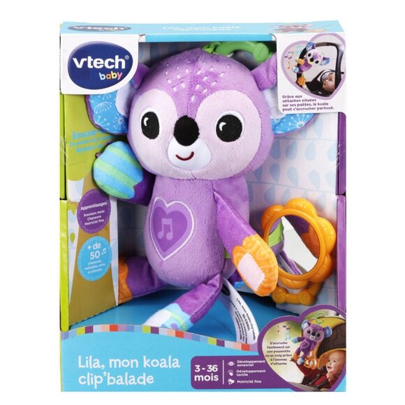 Brand New (French Version) 🐨 VTech Grab & Go Koala  🎵👶 - Picture 1 of 12
